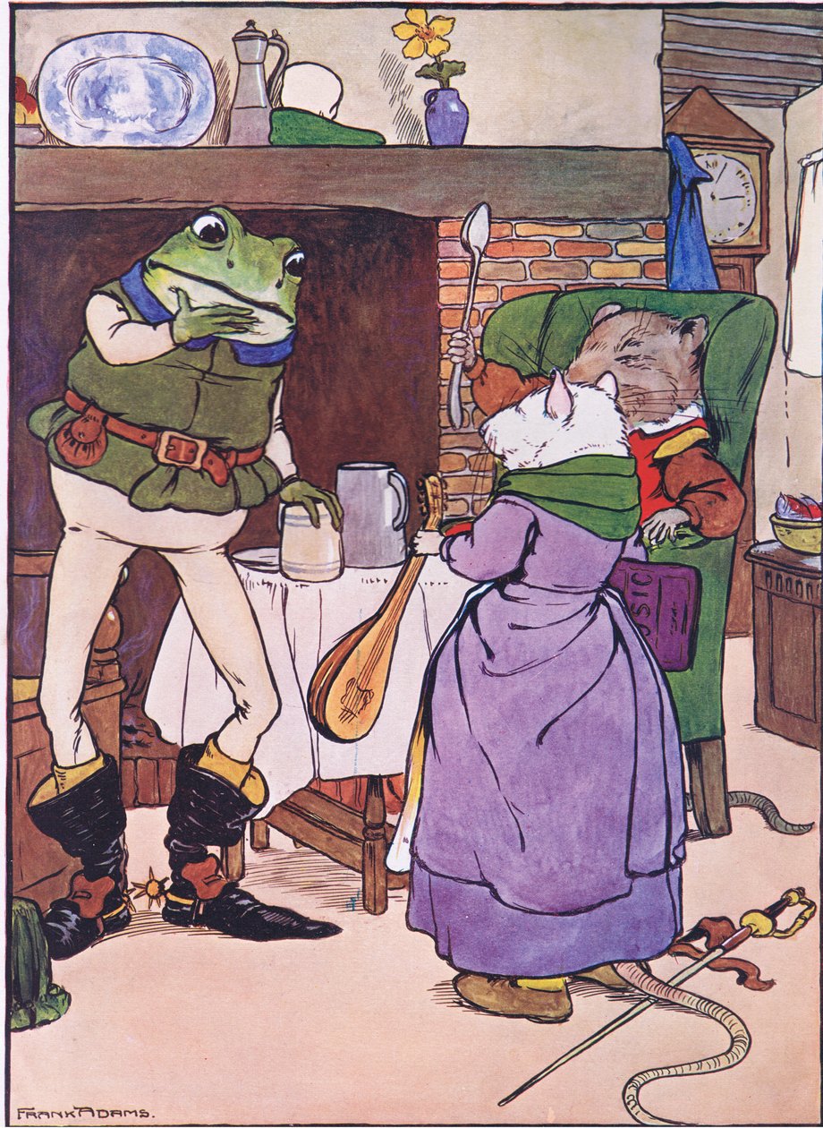Por favor, señora ratón, ¿nos cantará una canción?, ilustración de 