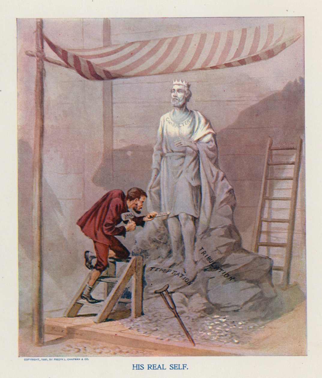 Su verdadero yo (litografía en color) de Frank Beard