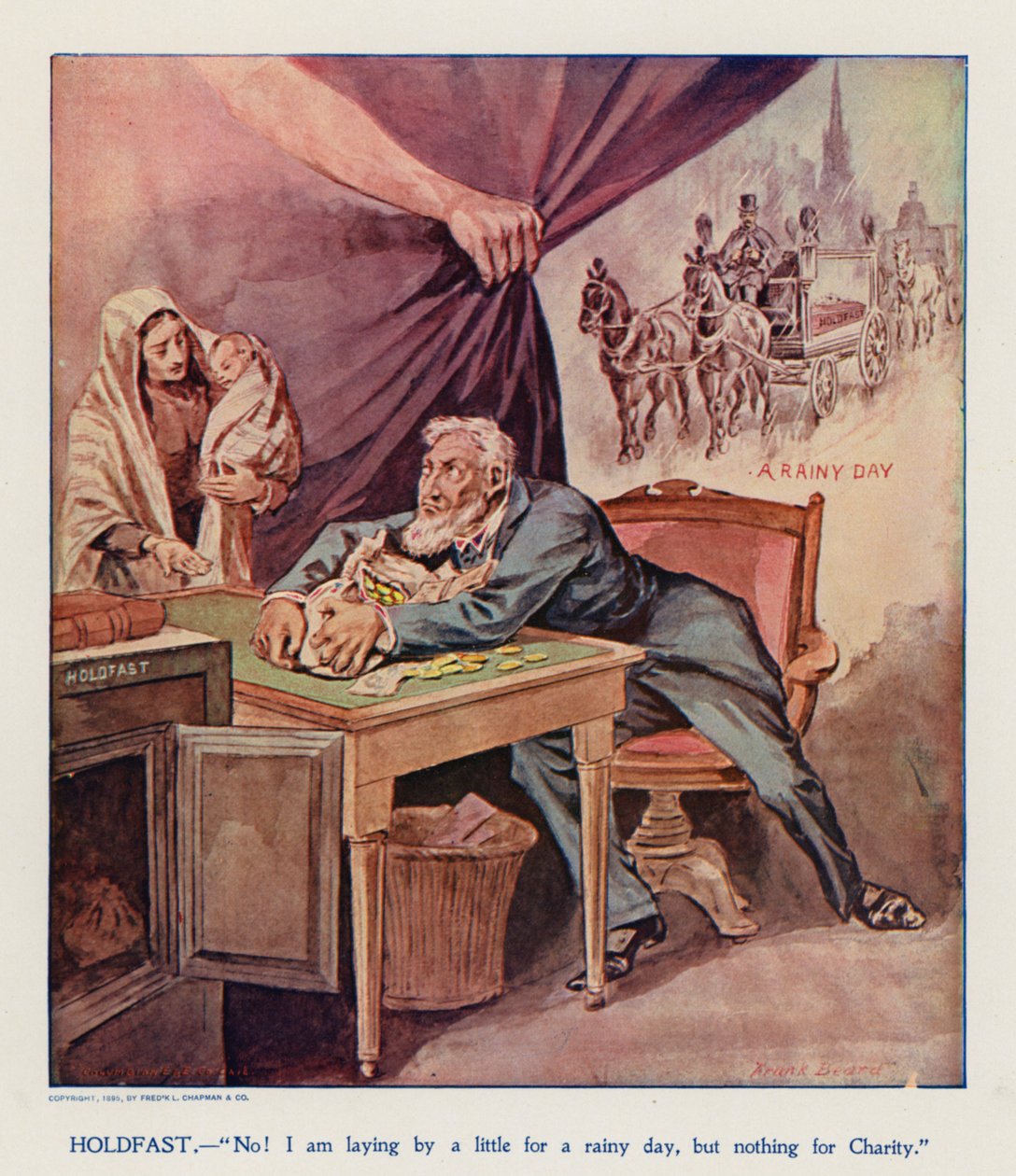 Holdfast (litografía en color) de Frank Beard