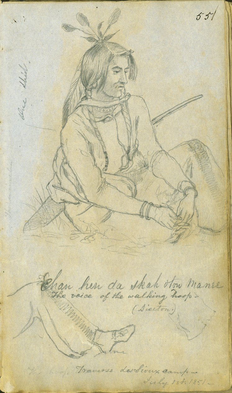 La voz del aro caminante, 1 de julio de 1851 de Frank Blackwell Mayer