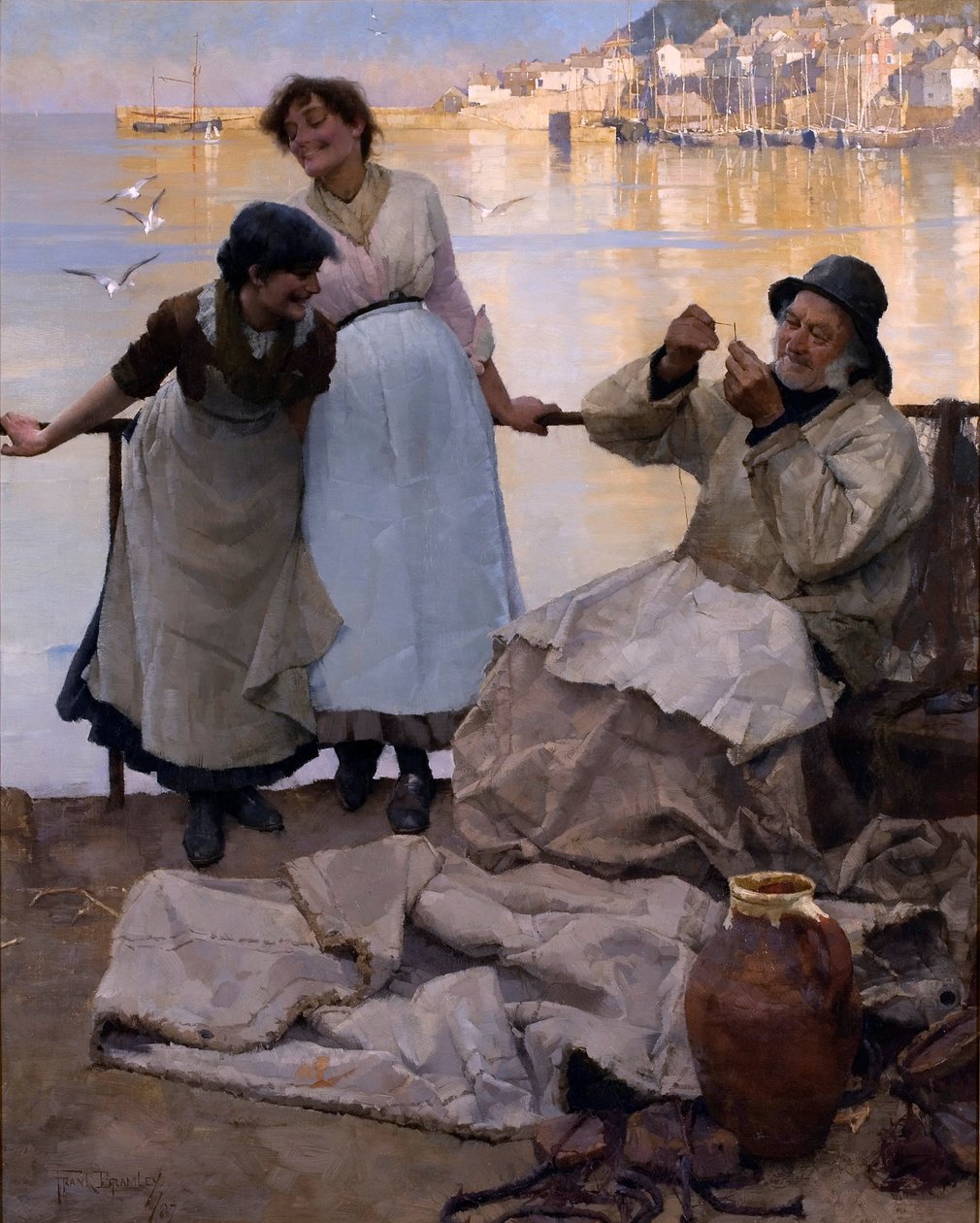 Ojos y no ojos, 1887 de Frank Bramley