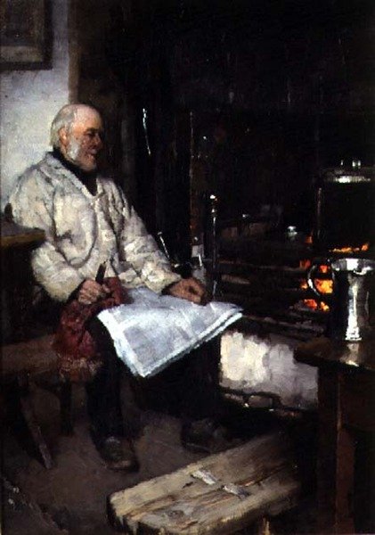 Invierno de Frank Bramley