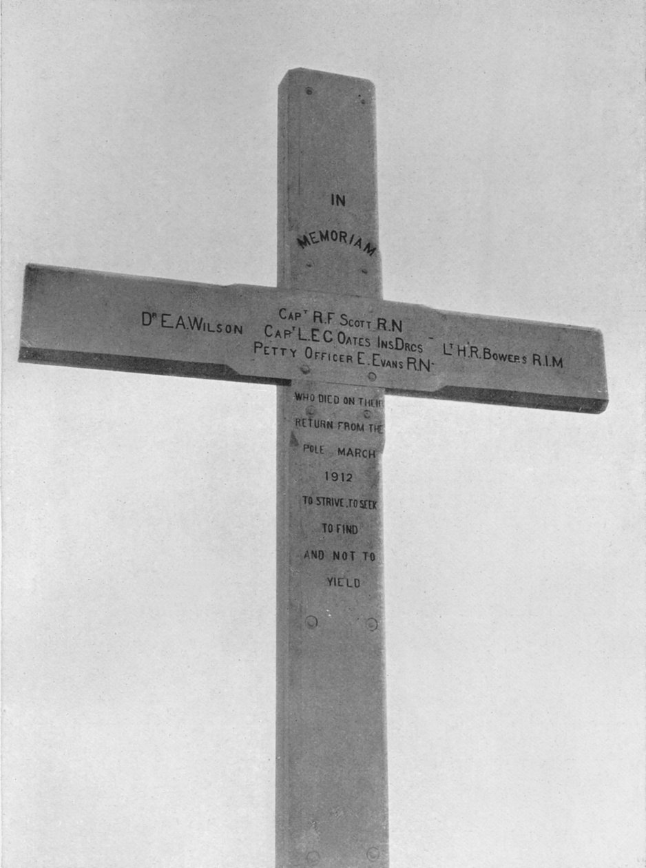 Cruz memorial erigida en Observation Hill para el Partido del Sur, 1913 de Frank Debenham