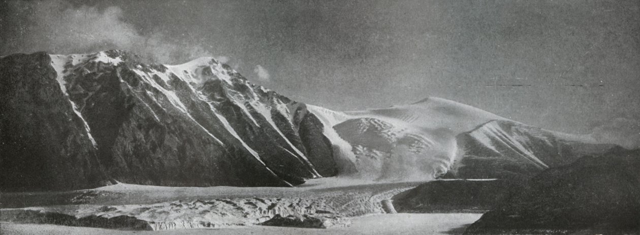 Monte Inglaterra y el nuevo glaciar, c1911, 1913 de Frank Debenham