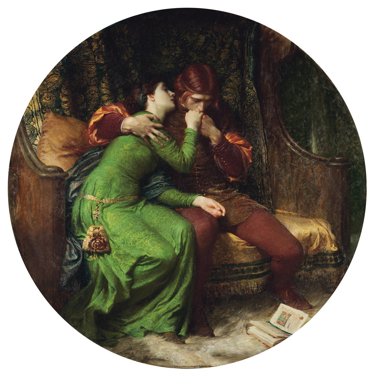Paolo y Francesca, 1894 de Frank Dicksee
