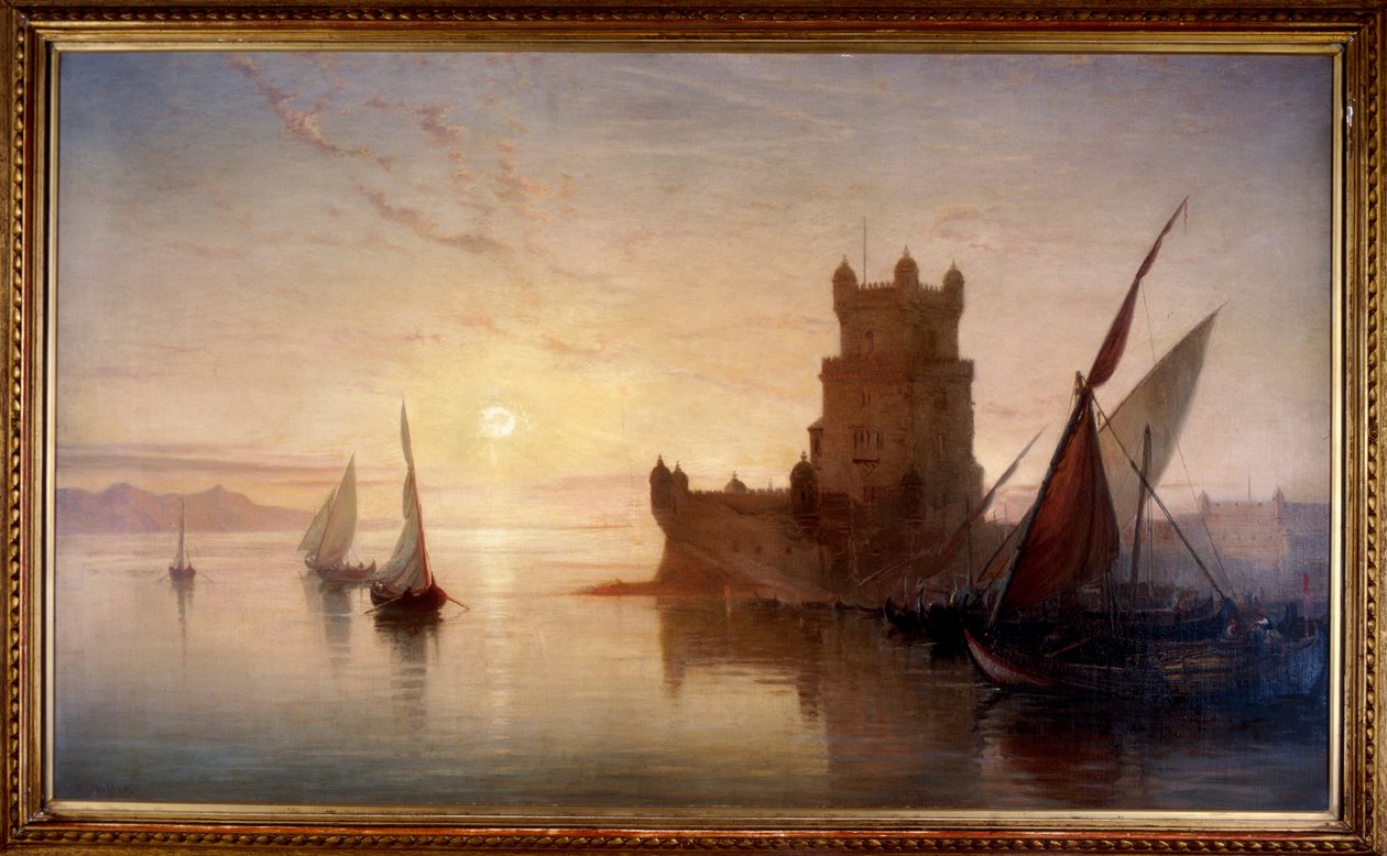 Lisboa - Castillo de Balem, 1850 de Frank Dillon