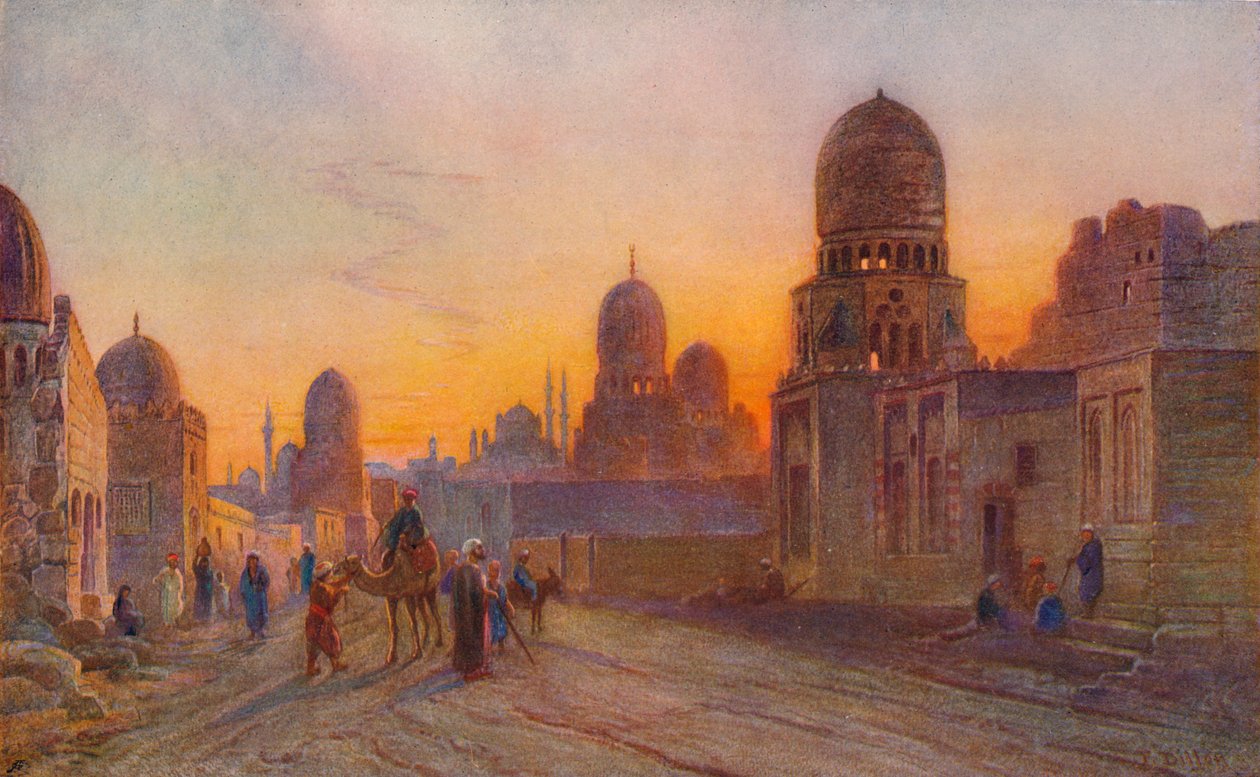 Las Tumbas de los Califas, El Cairo, c1850-1906, 1906 de Frank Dillon