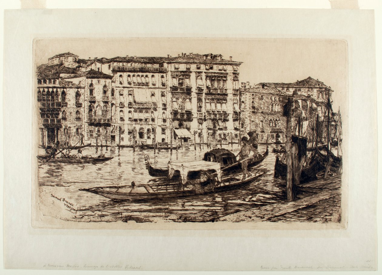 Gran Canal, Venecia de Frank Duveneck