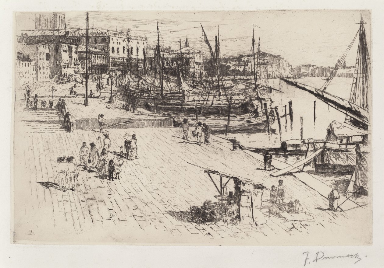 Riva degli Schiavoni, No. 1 de Frank Duveneck