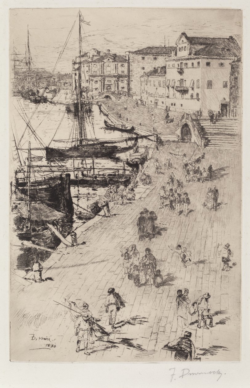 Riva degli Schiavoni, No. 2 de Frank Duveneck