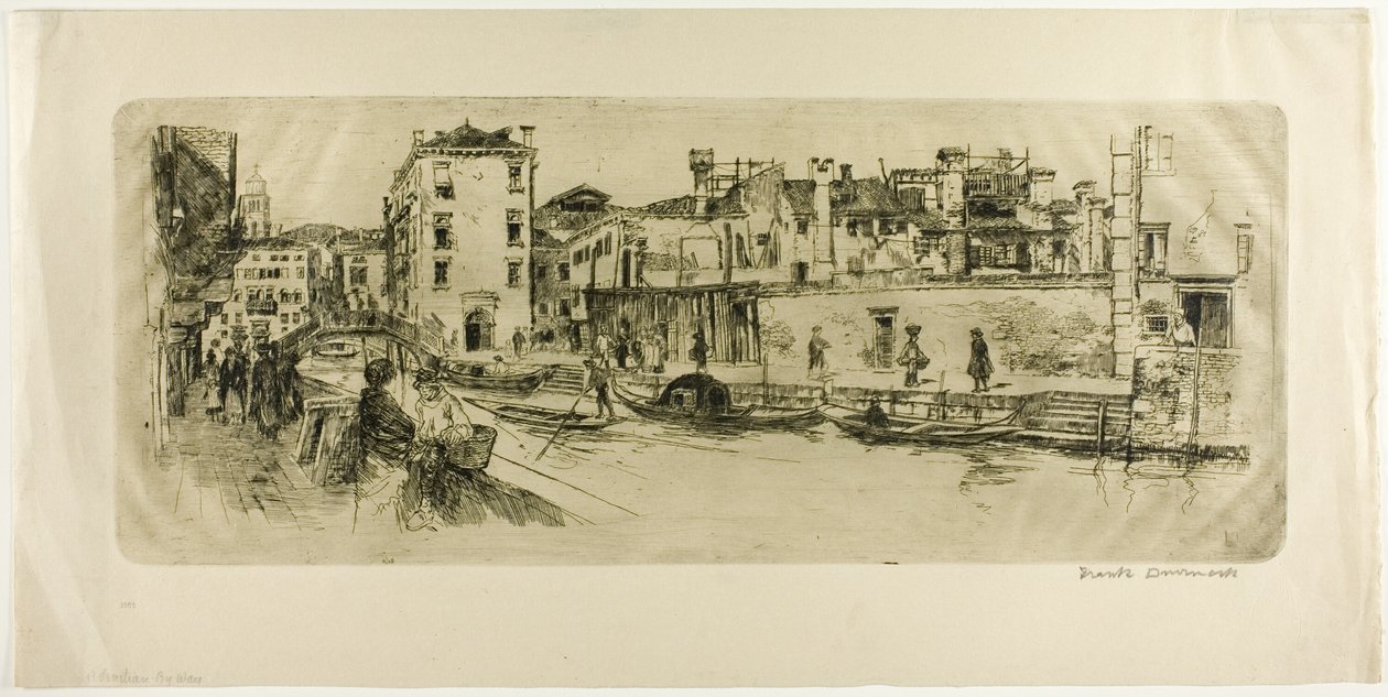 Canal de San Trovasso de Frank Duveneck