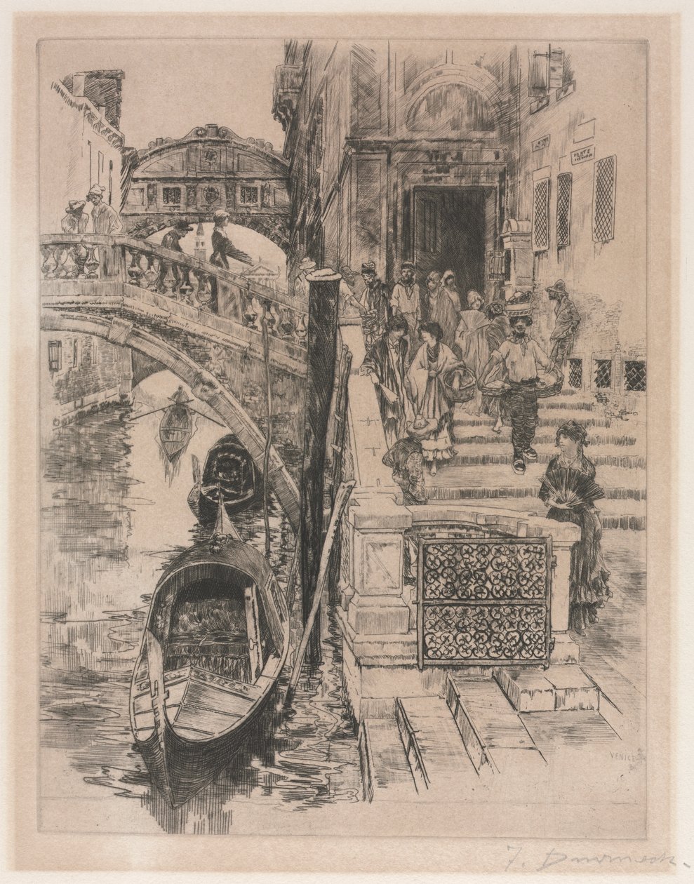El Puente de los Suspiros (segundo plato) de Frank Duveneck