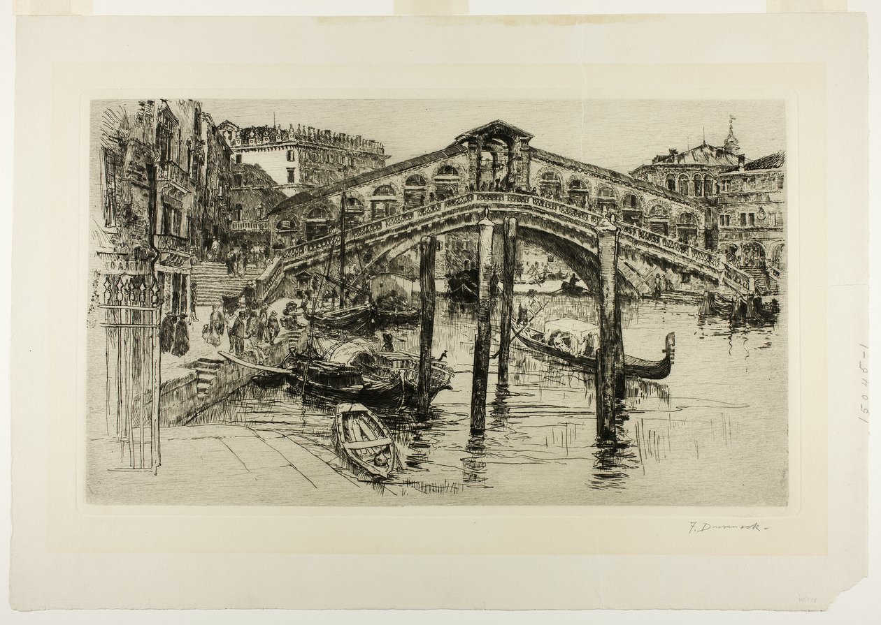 El Rialto, Venecia de Frank Duveneck