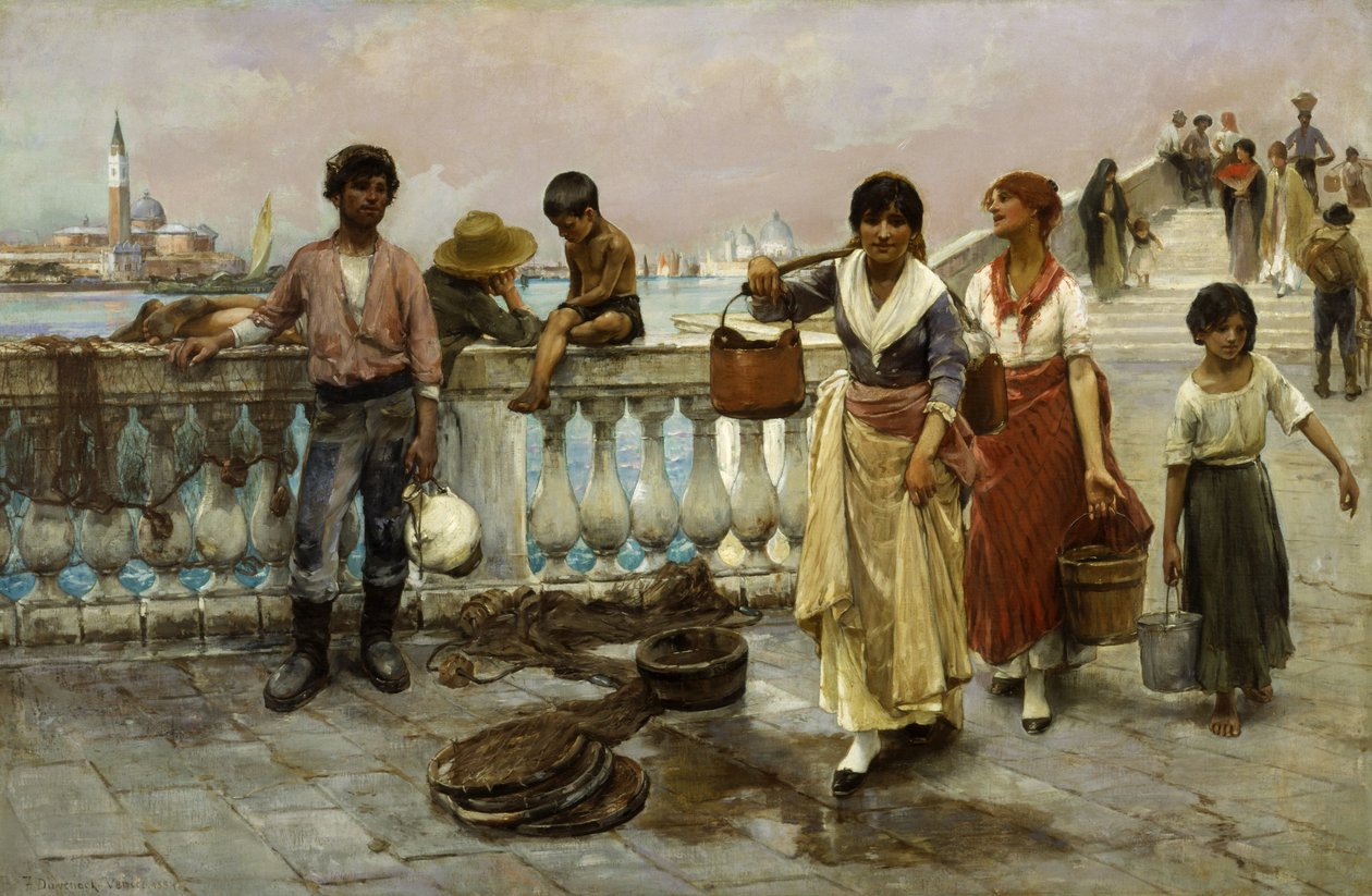 Los aguadores, Venecia de Frank Duveneck