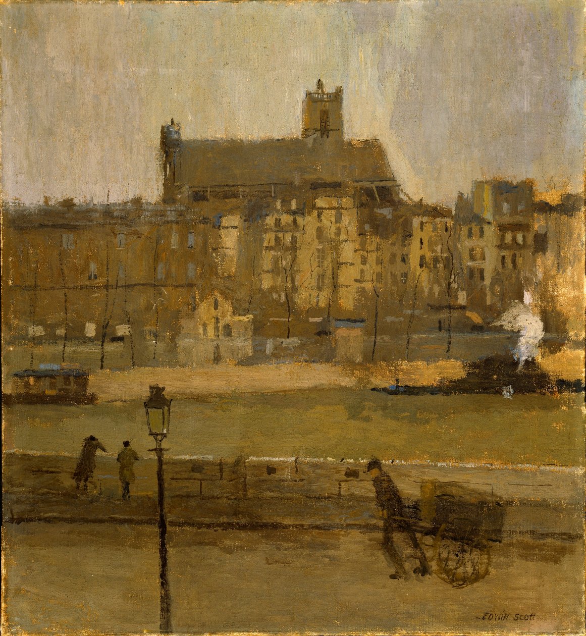 Quai de la Seine, Iglesia de St. Gervais de Frank Edwin Scott
