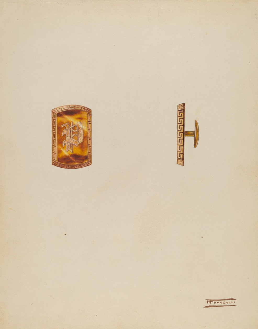 Botones de puño de Frank Fumagalli