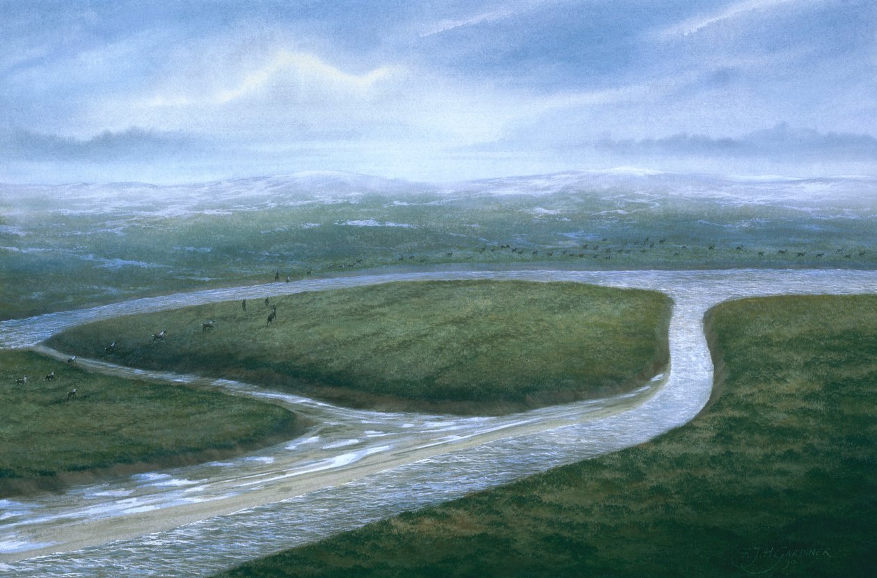 Valle del Río Colne, Sur de Inglaterra, 8000 a.C. de Frank Gardiner