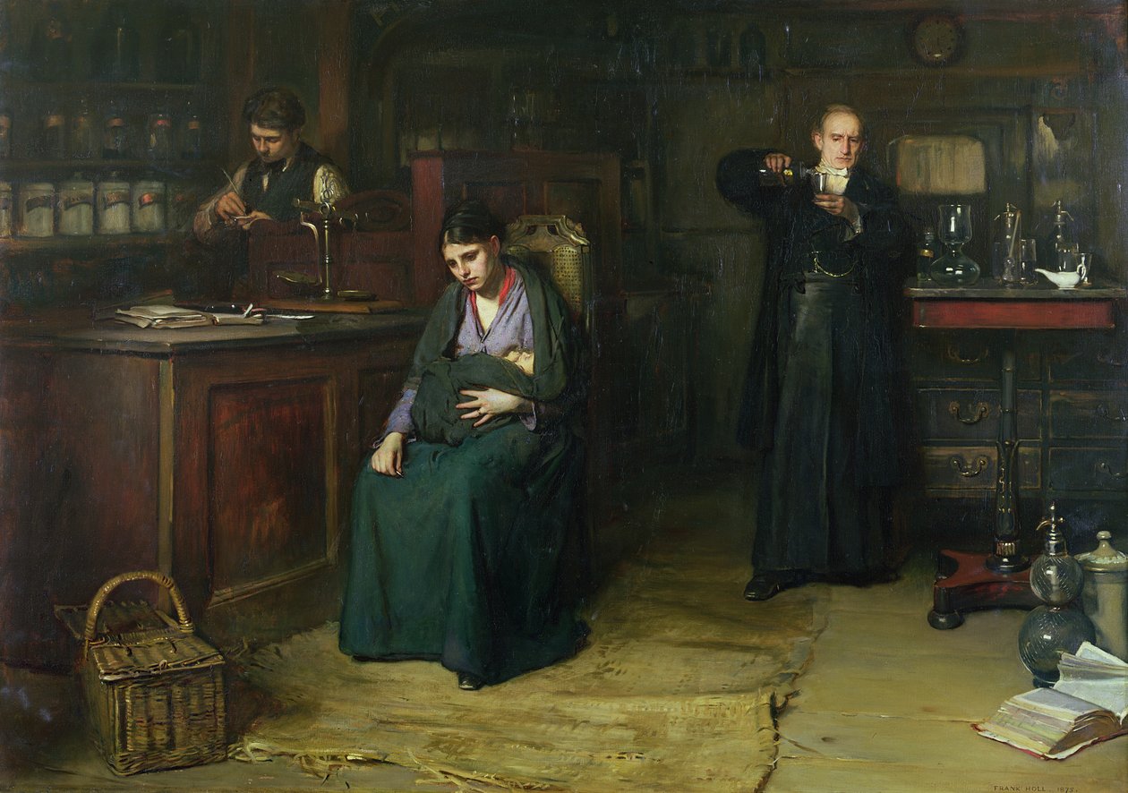 Esperanza dudosa, 1875 de Frank Holl