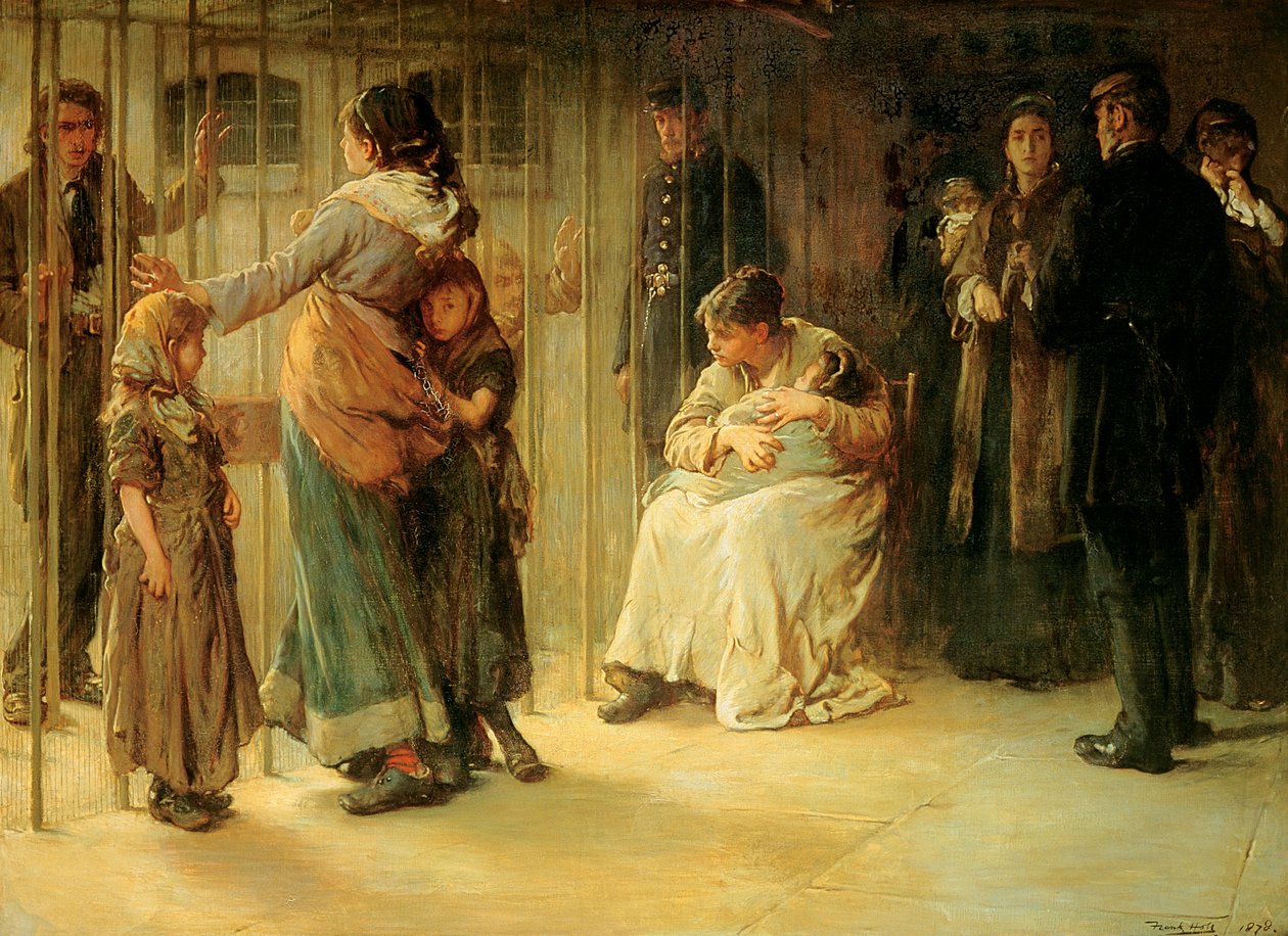Newgate: Encarcelado para juicio, 1878 de Frank Holl