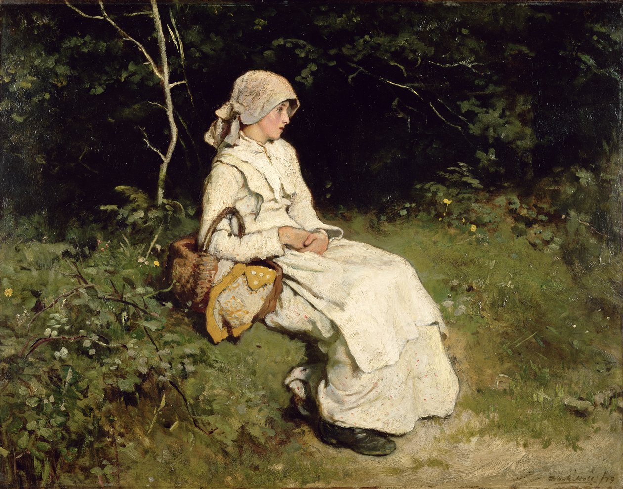 Descansando en el Camino, 1879 de Frank Holl