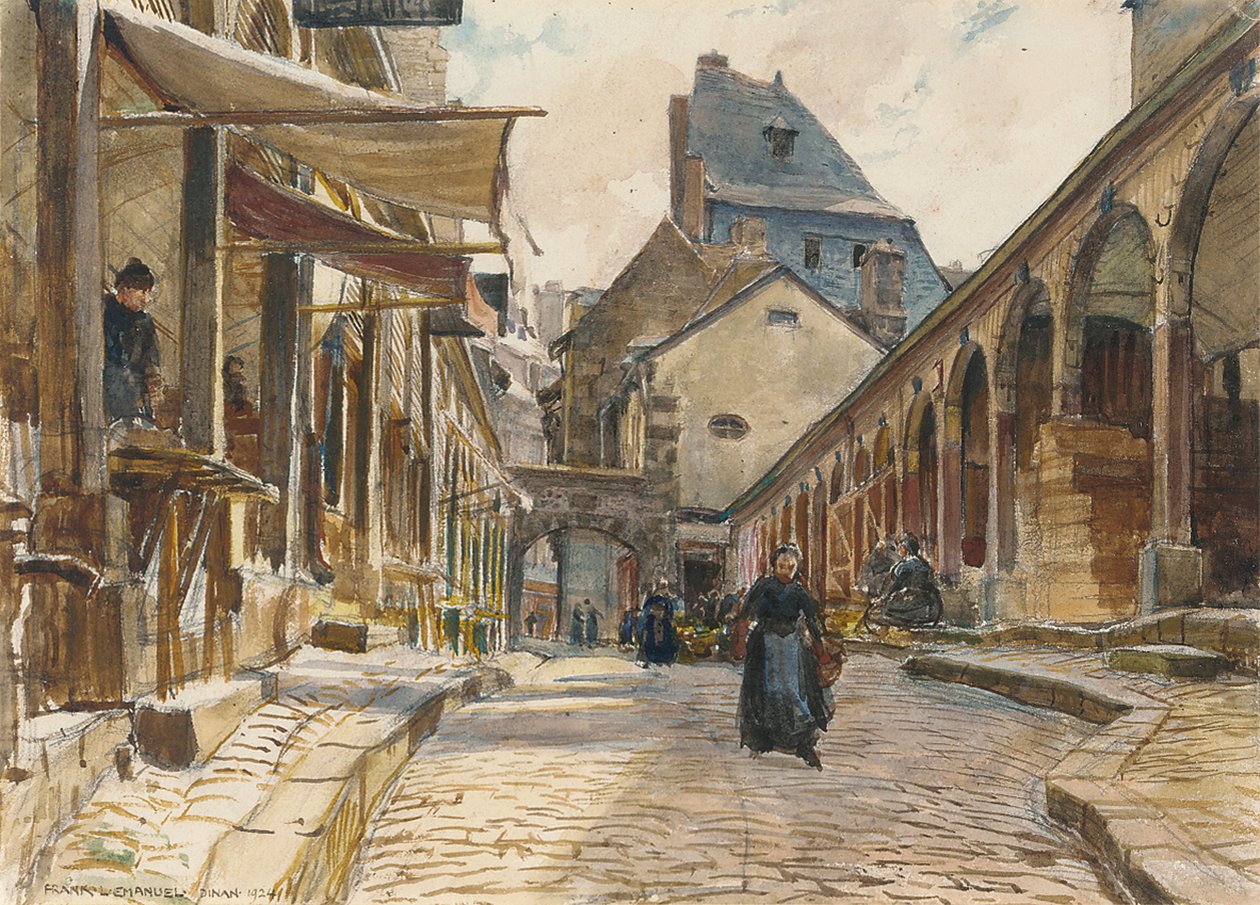 Día del Mercado, Dinan de Frank Lewis Emanuel