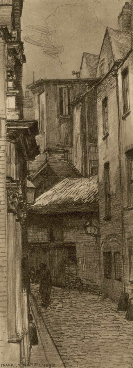 Milford Lane, Strand (grabado) de Frank Lewis Emanuel