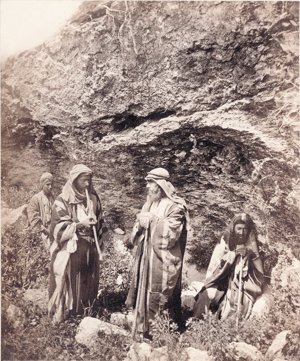 Campesinos de la zona de Jerusalén, c.1866-67 de Frank Mason Good