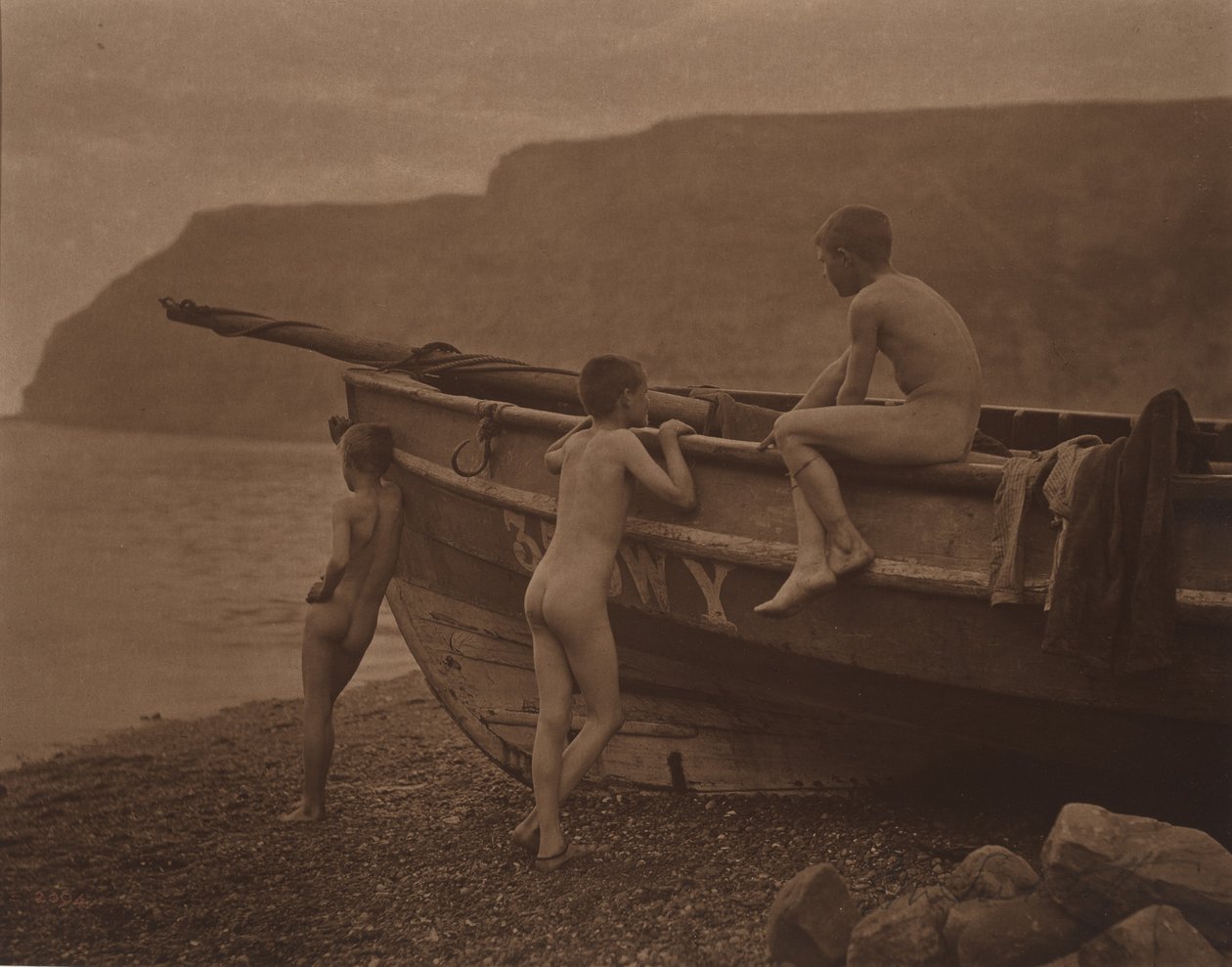 In Puris Naturalibus (En estado natural) de Frank Meadow Sutcliffe