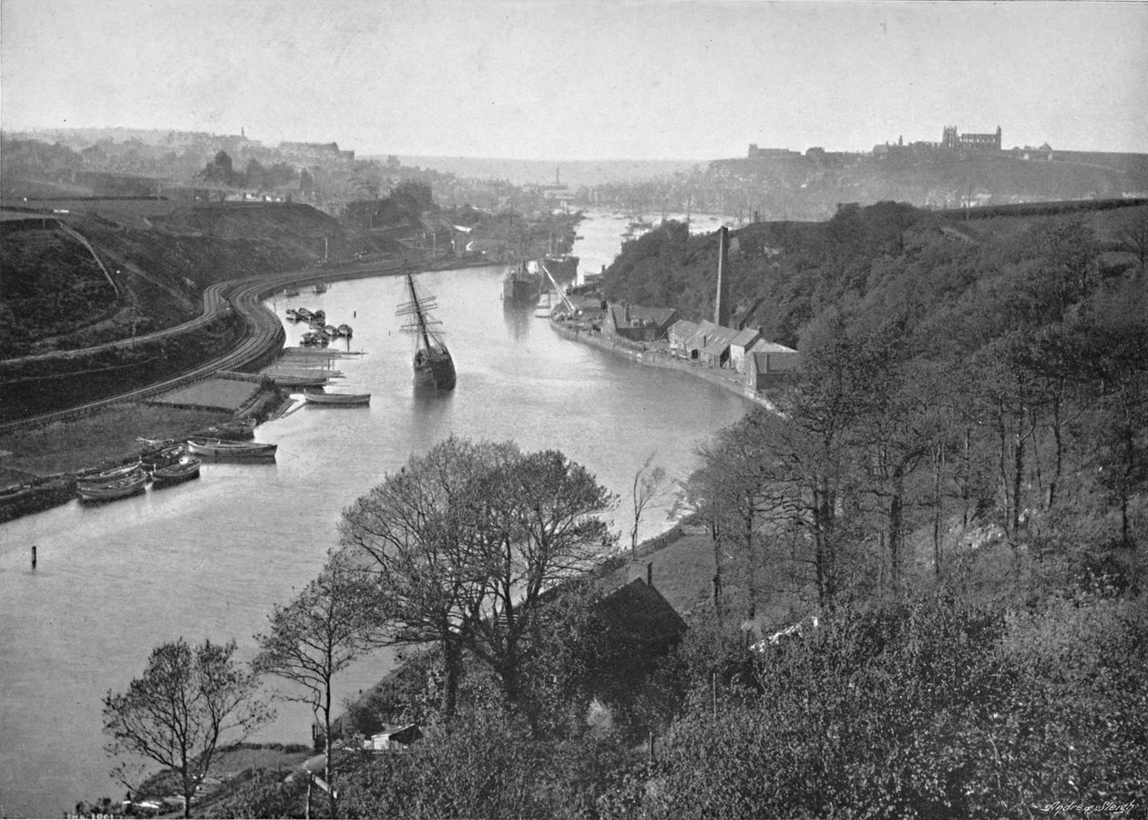 Whitby, desde Larpool, c1896 de Frank Meadow Sutcliffe