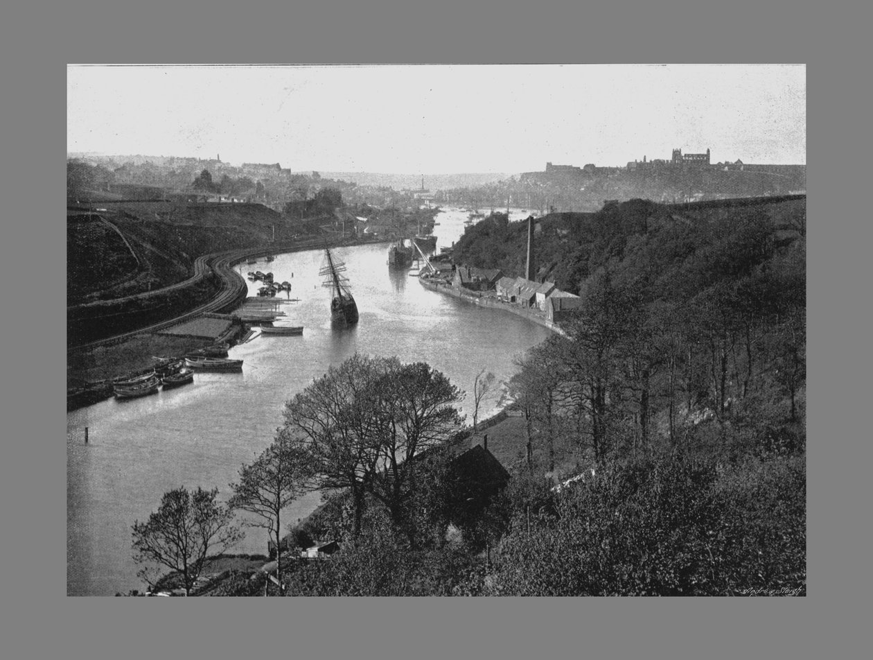 Whitby, desde Larpool, c. 1900 de Frank Meadow Sutcliffe