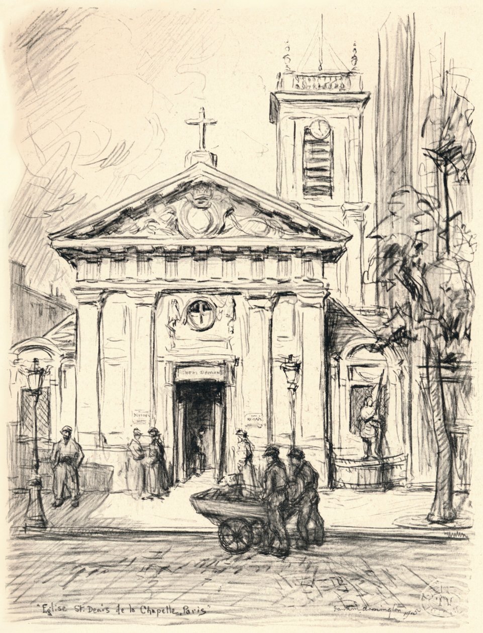 Iglesia de San Denis de la Chapelle, 1915 de Frank Milton Armington