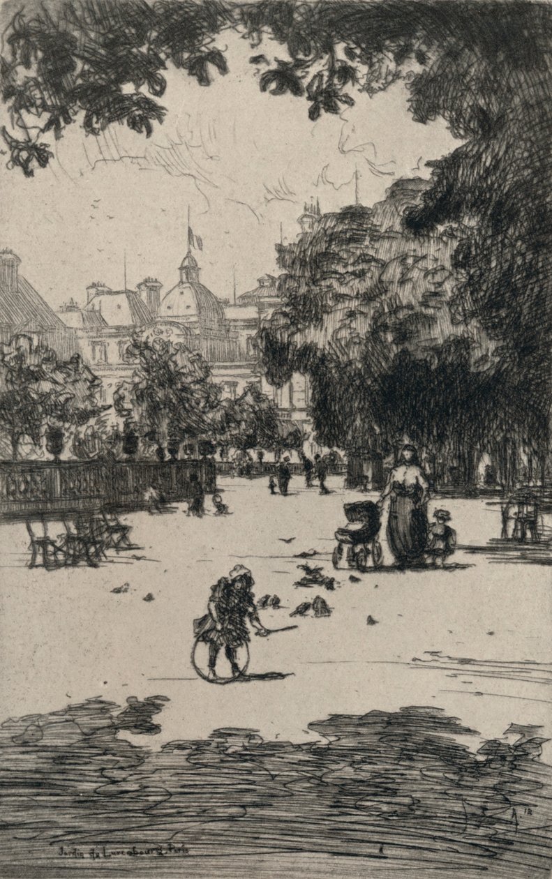 Jardín de Luxemburgo de Frank Milton Armington