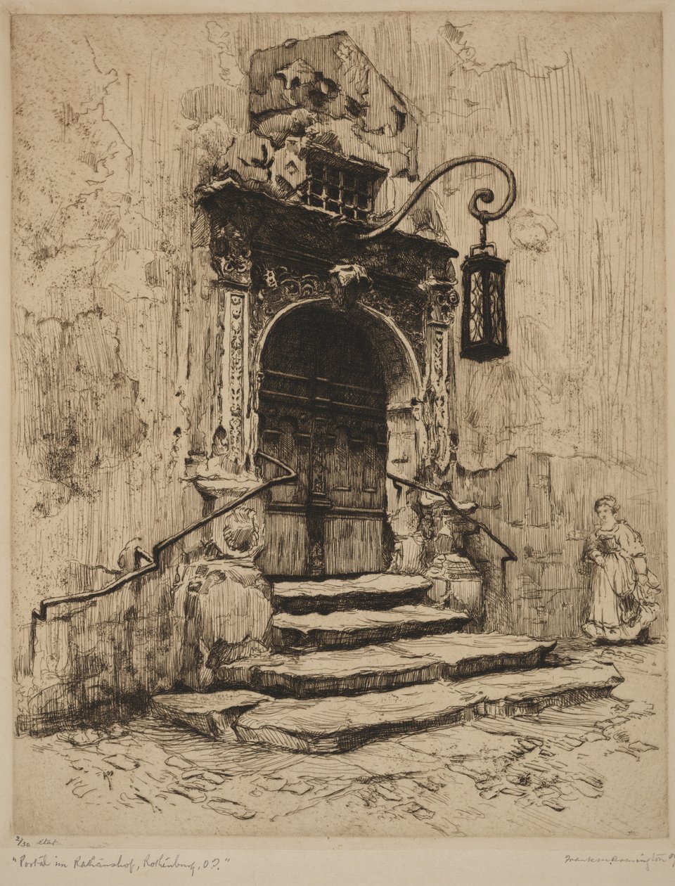 Portal Ayuntamiento de Rothenburg de Frank Milton Armington