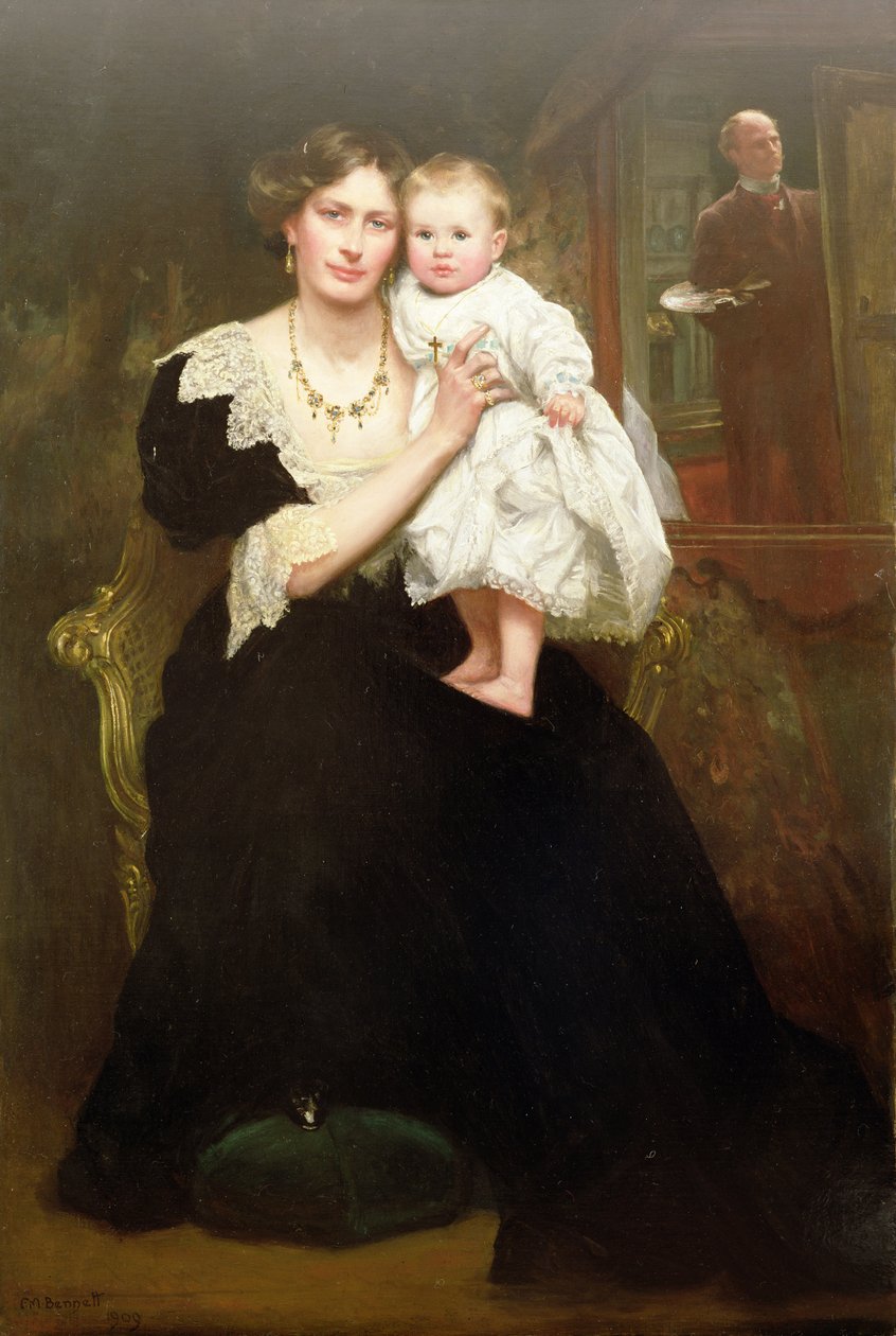 Sra. Moss Bennett e hijo de Frank Moss Bennett