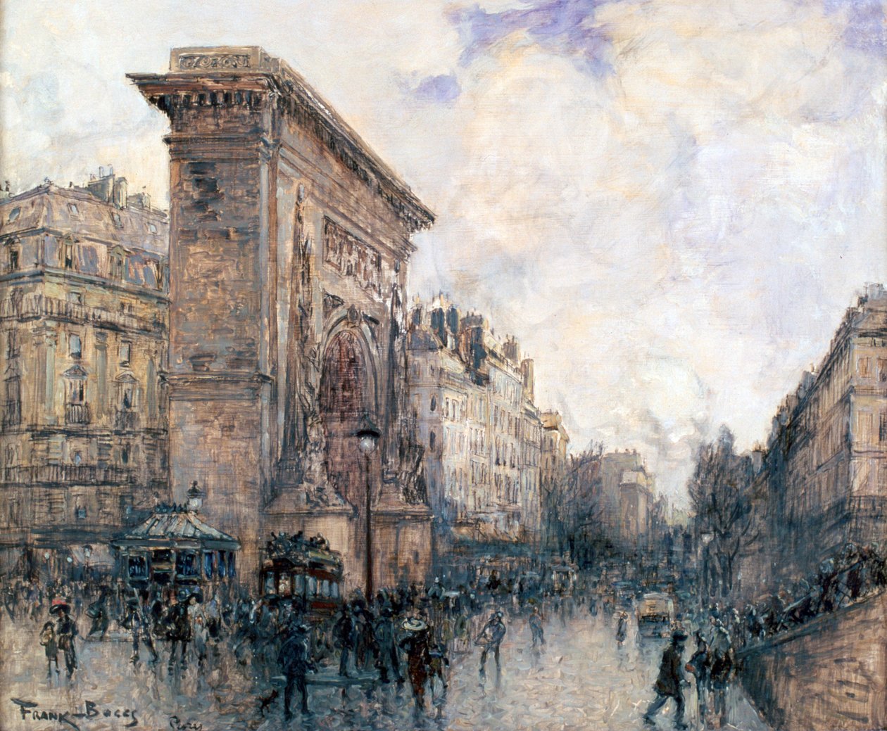 Arco de Triunfo de la Puerta St-Denis, París, c1875-1926 de Frank Myers Boggs