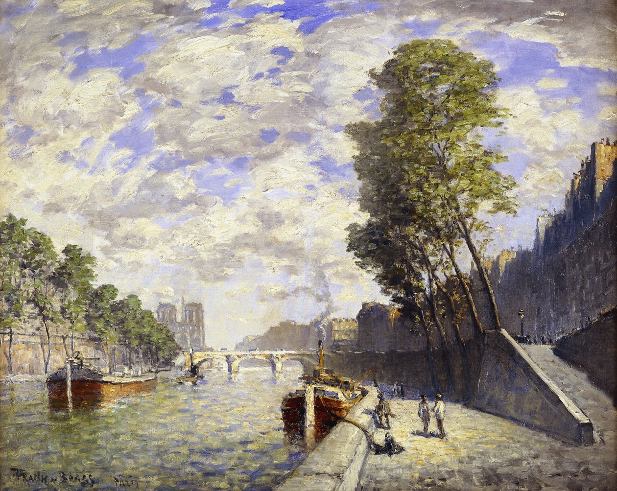 Le Quai des Grands-Augustine, París de Frank Myers Boggs