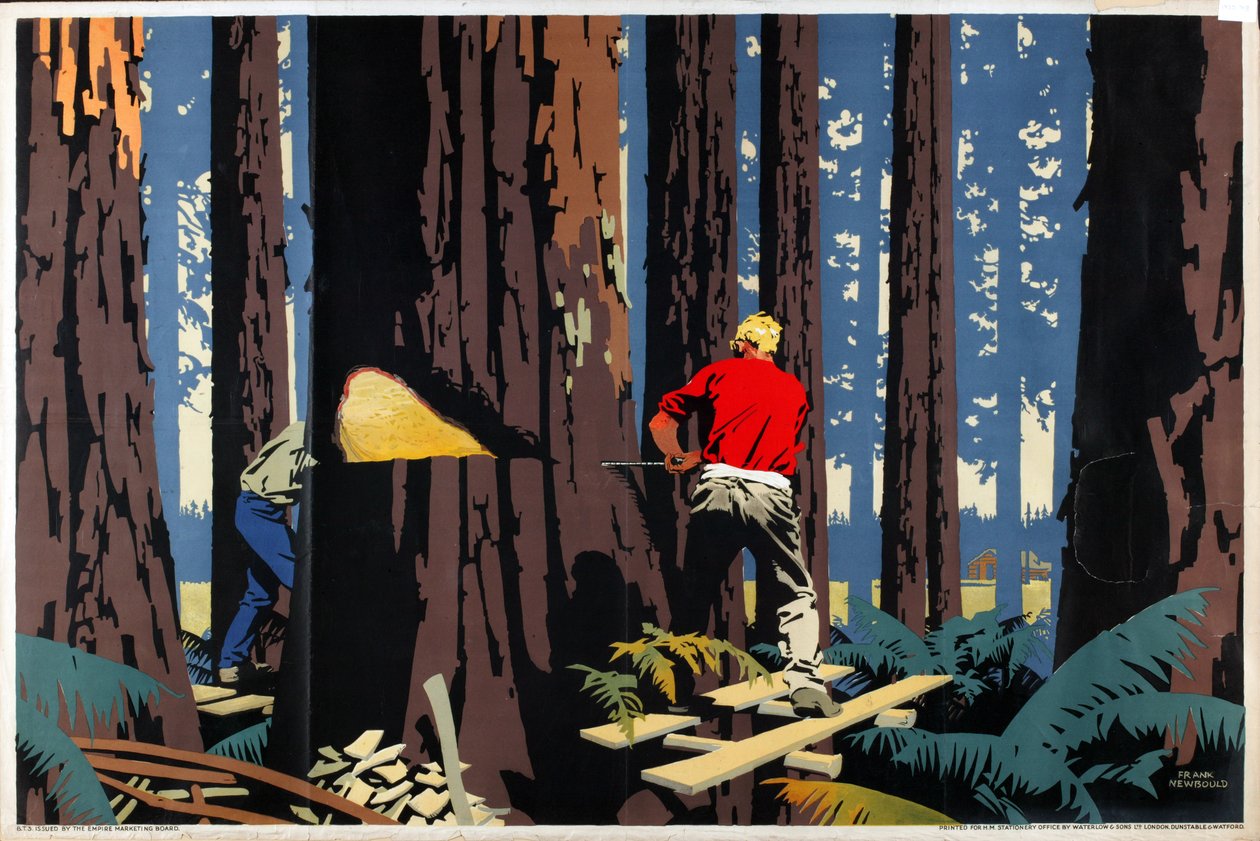 Sin título (litografía en color) de Frank Newbould
