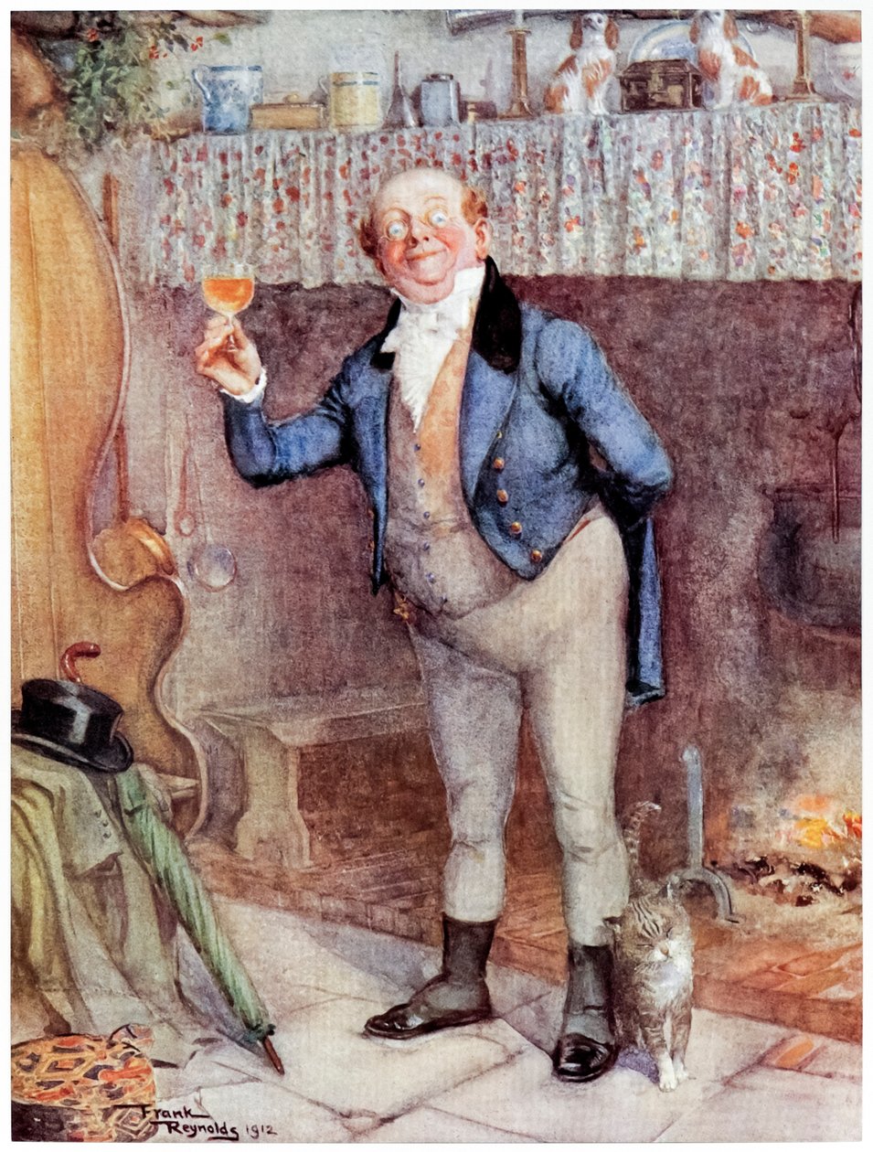 El Sr. Pickwick de "The Posthumous Papers of the Pickwick Club". de Frank Reynolds