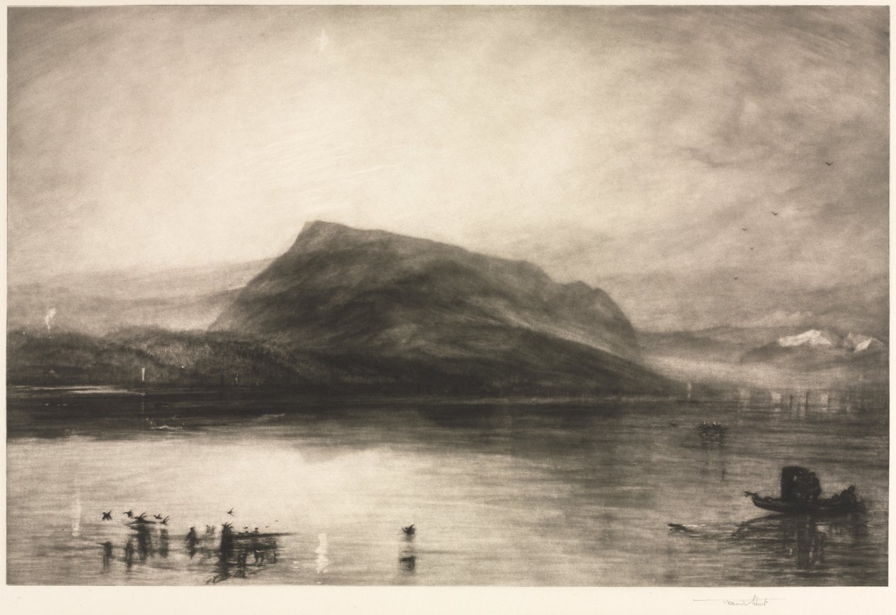 Monte Rigi al amanecer, 1910 de Frank Short