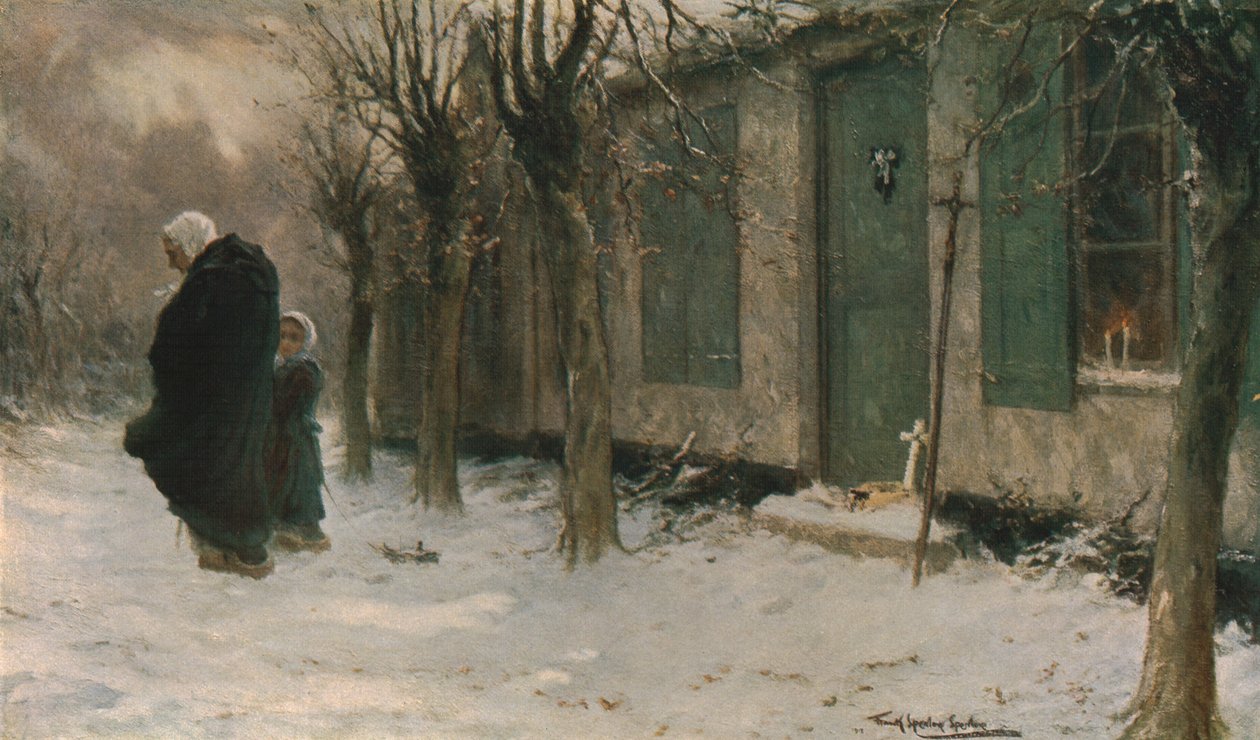 Las Persianas Verdes: Viático, Bélgica, 1918 de Frank Spenlove Spenlove