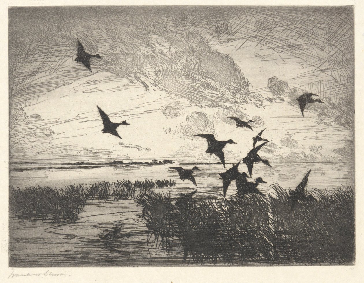 Después de la puesta del sol de Frank Weston Benson