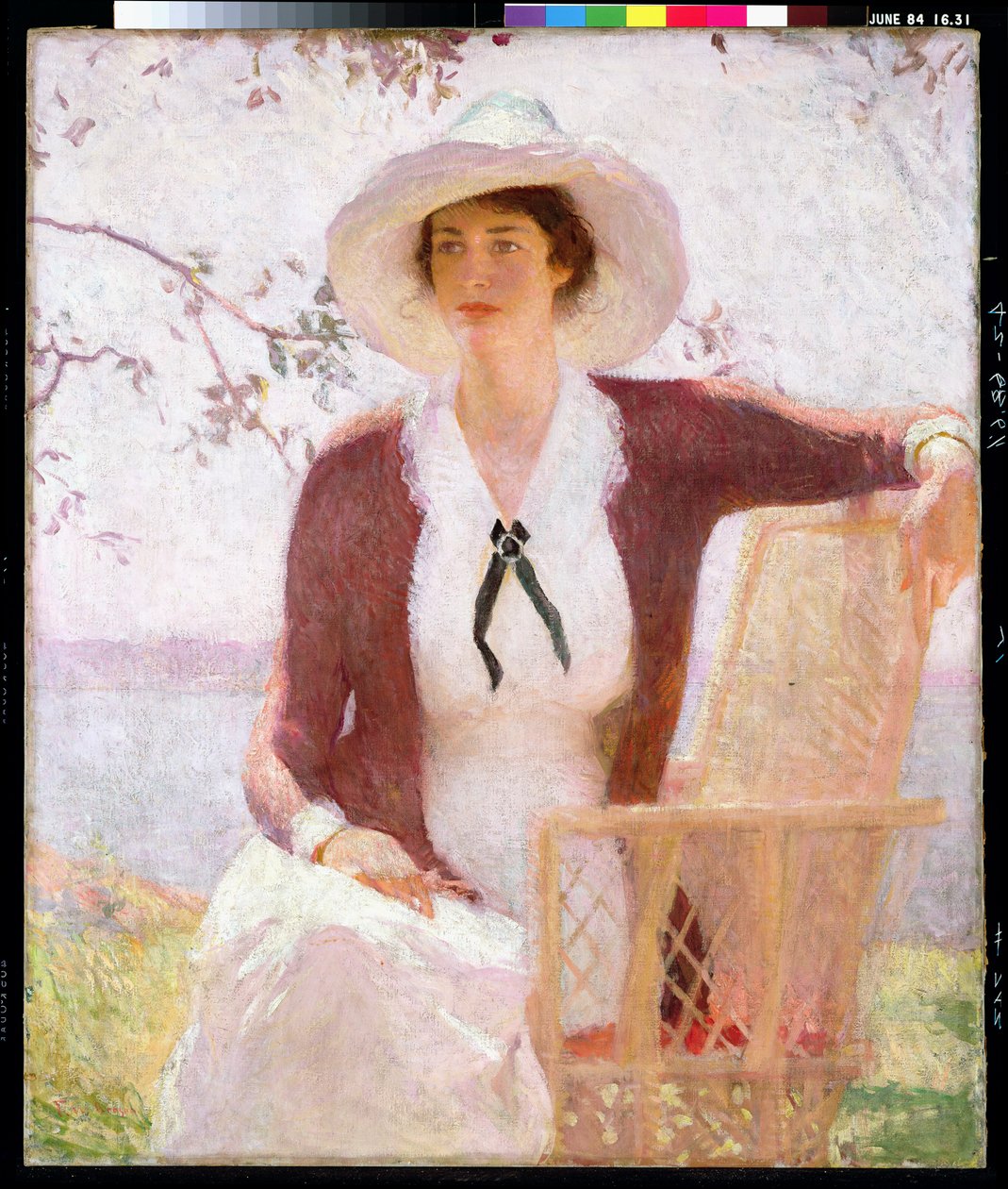 Mi hija Elisabeth, c.1914 (óleo sobre lienzo) de Frank Weston Benson