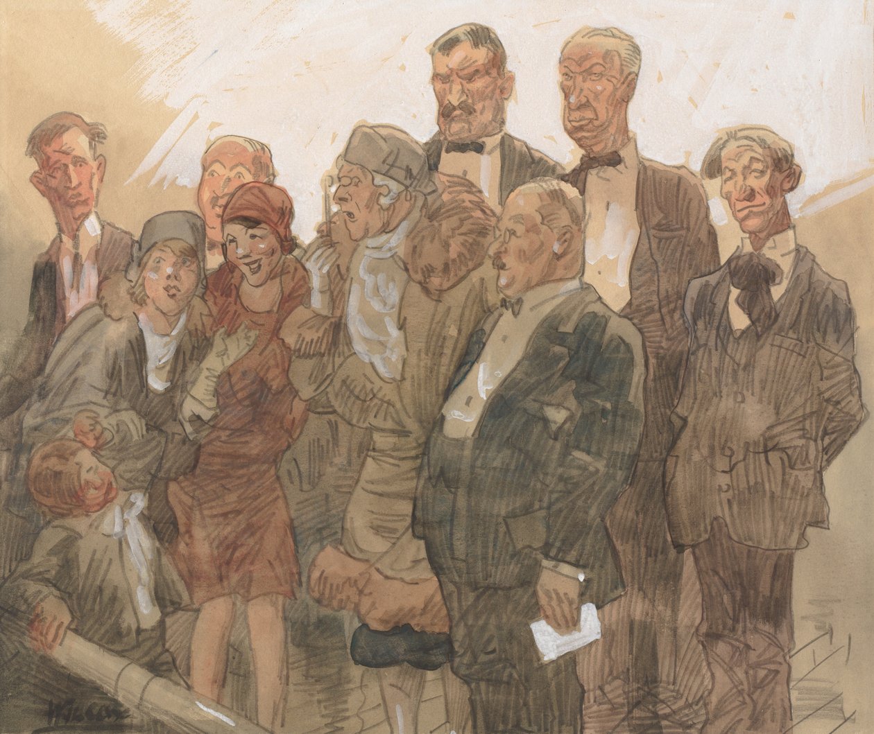 Historia de un cuadro nº 2: El público de Frank Wilcox
