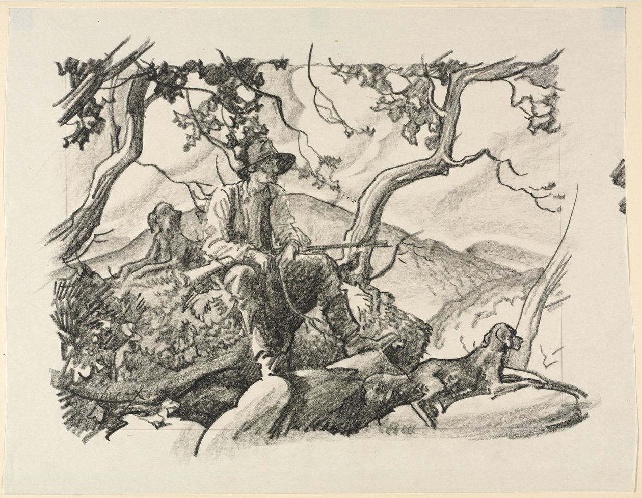 Cima de la montaña de Frank Wilcox