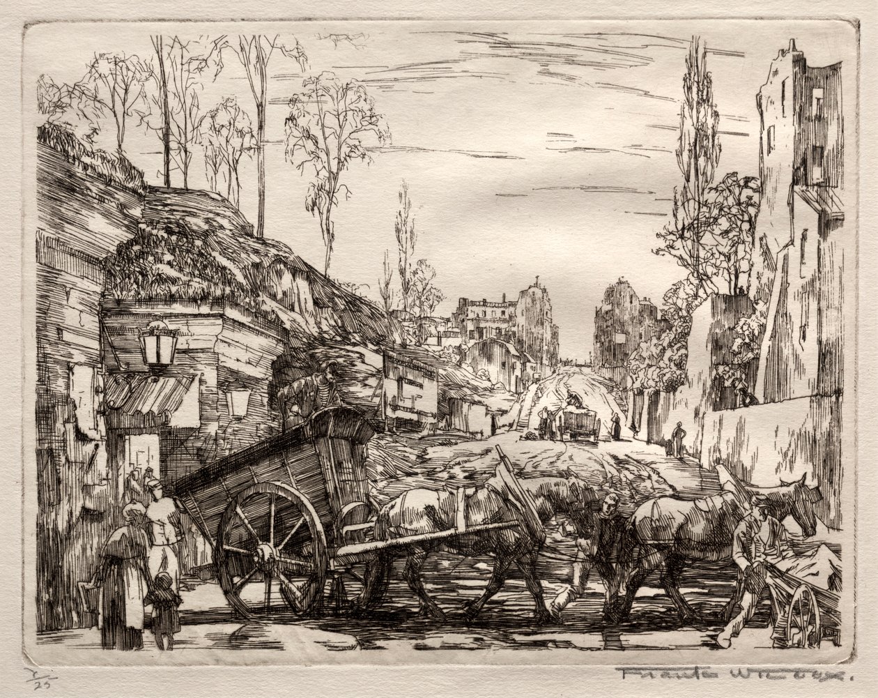 Puerta de París de Frank Wilcox