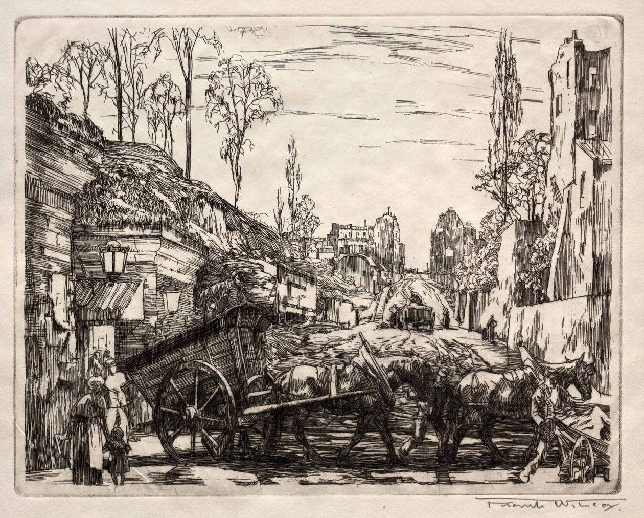 Puerta de París de Frank Wilcox