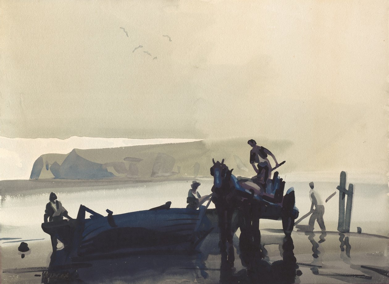 La niebla que se arrastra de Frank Wilcox