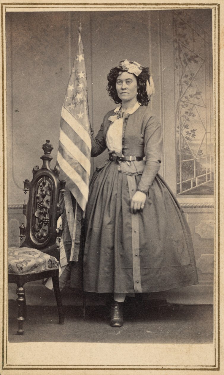 Emma Marsh, hacia 1861 (foto) de Franklin Benjamin Gage