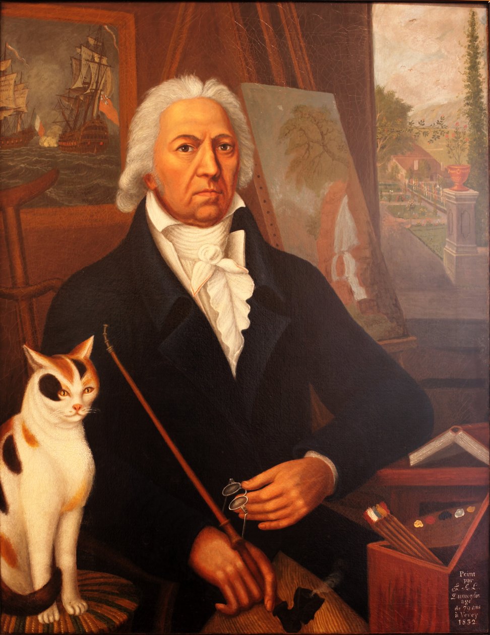 Autorretrato de François Aimé Louis Dumoulin
