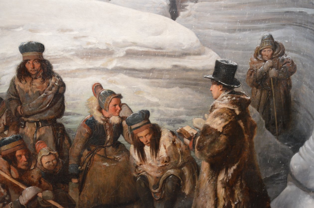 Læstadius predicando a los sami de François Auguste Biard